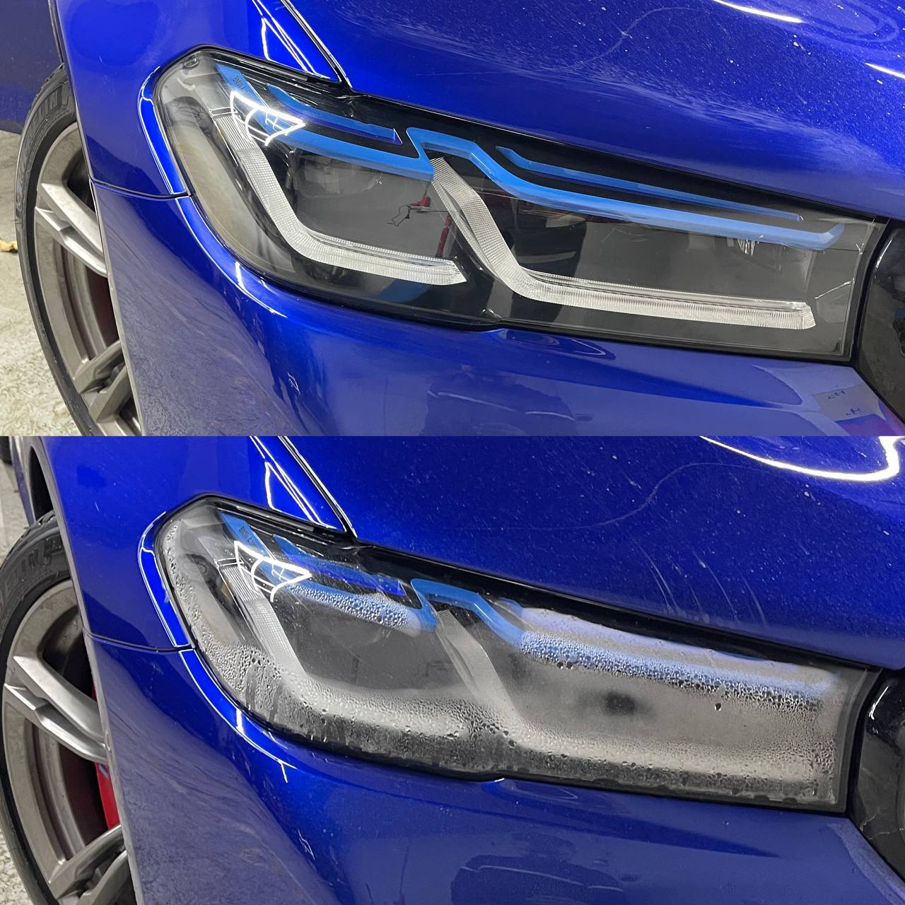 Замена стекла фары